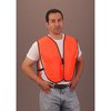 Crews General-Purpose Safety Vest, Poly Mesh, 18"x41", Orange MCSCRWV201